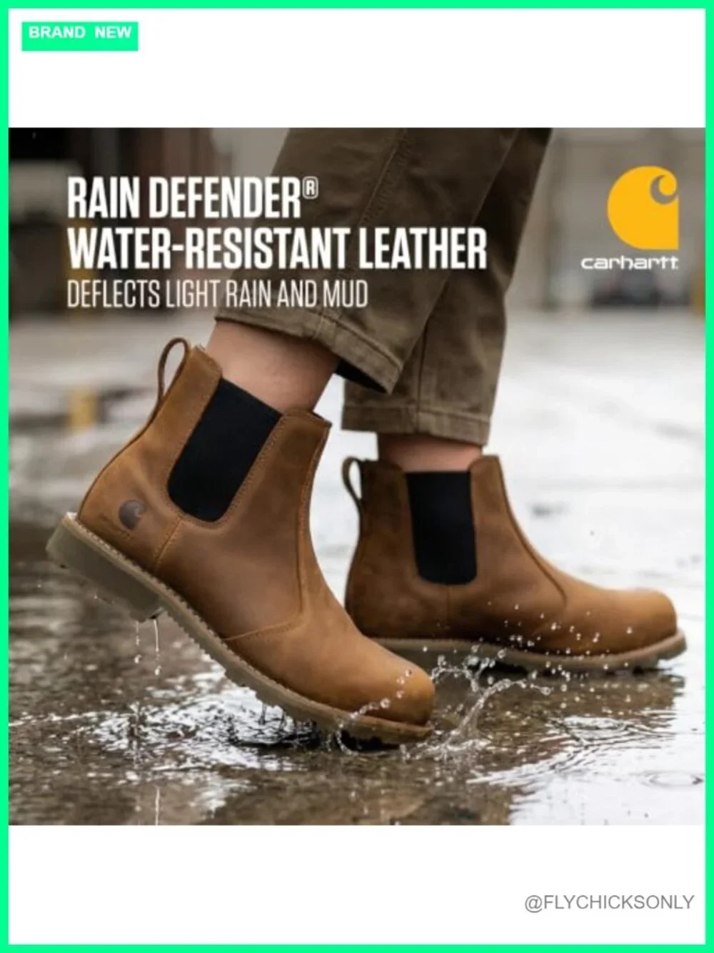 Carhartt Women's Frontier Water-Resistant Chelsea Steel Toe Work Boots Ankle